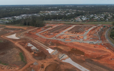 Construction ramps up at Lilywood Landings as we deliver essential services for the community