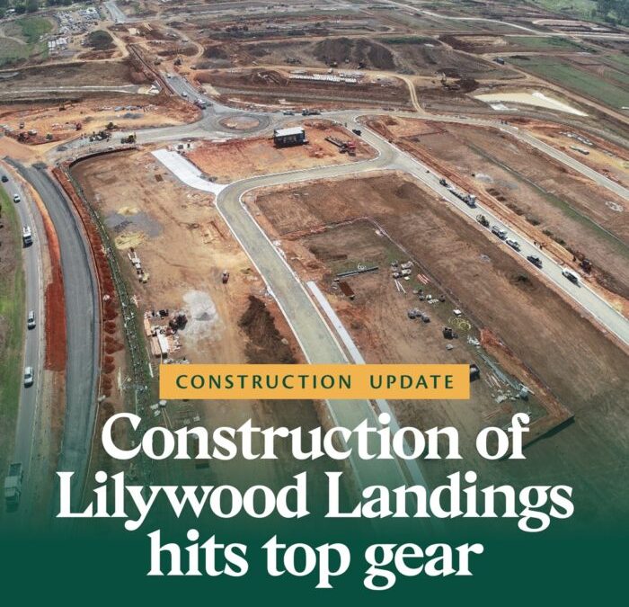 Construction of Lilywood Landings hits top gear