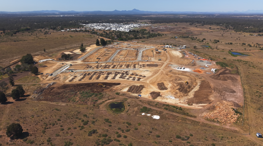Construction Powers Ahead at Highland Walloon